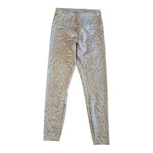 Shimmering Leopard Print Leggings